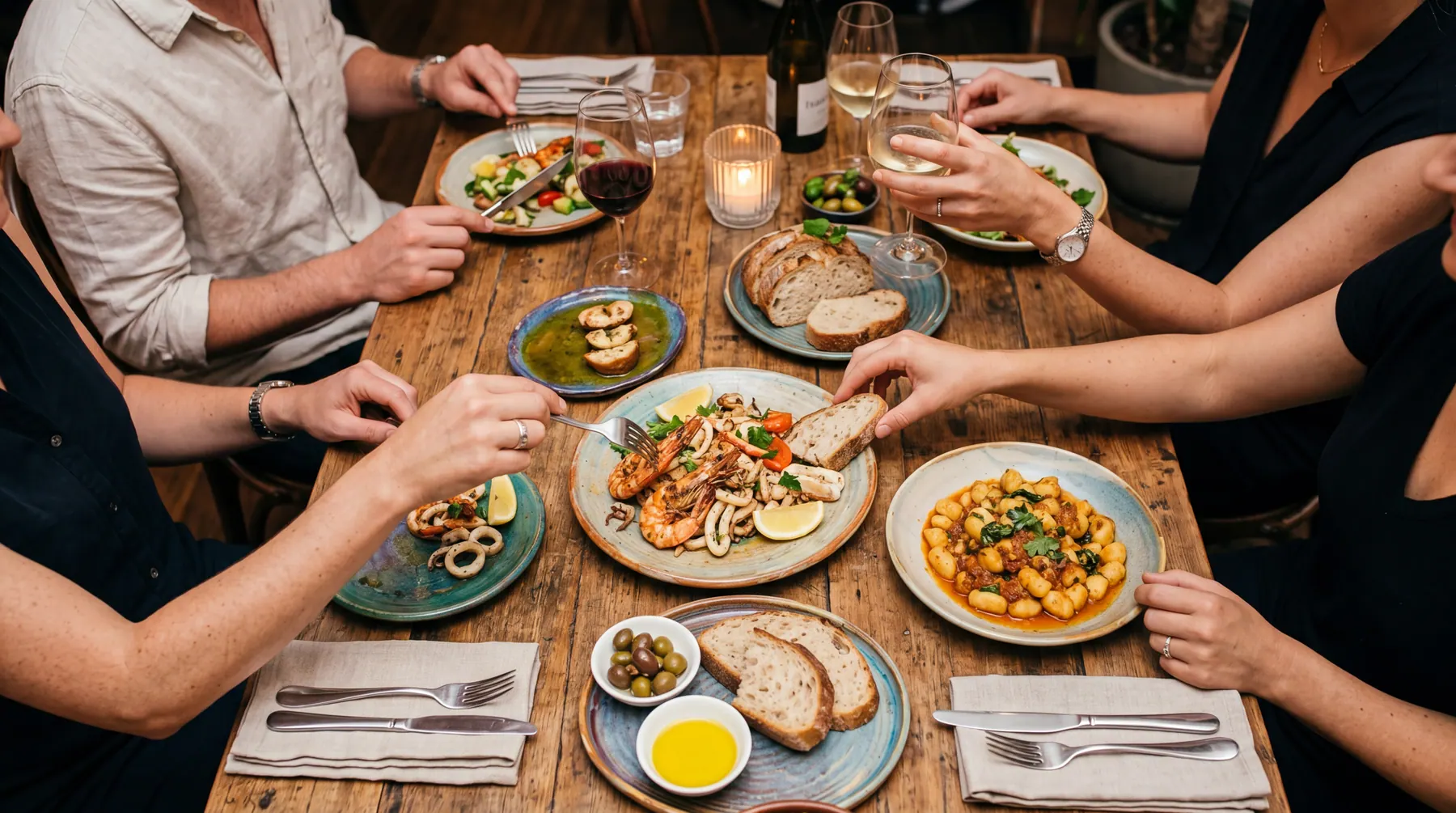 Group dining in Brisbane