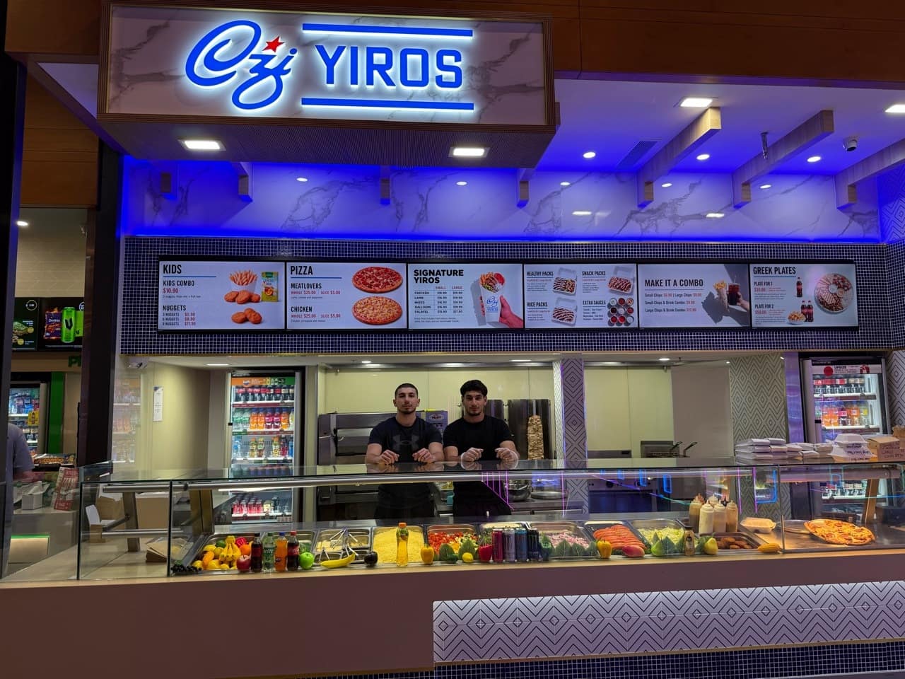 The Ozi Yiros shopfront at Mt Ommaney Centre.