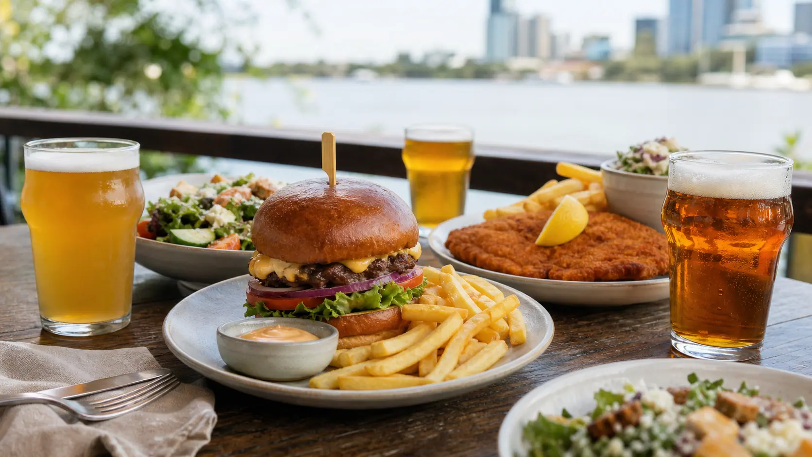 Pub Dining dining in Brisbane - illustrative editorial image