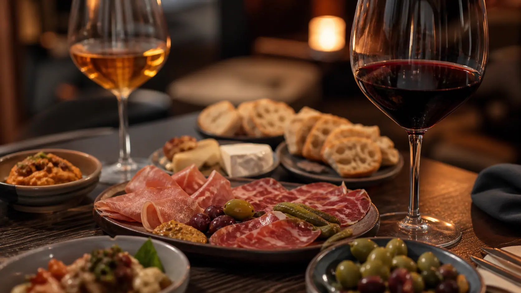 Wine Bar dining in Brisbane - illustrative editorial image