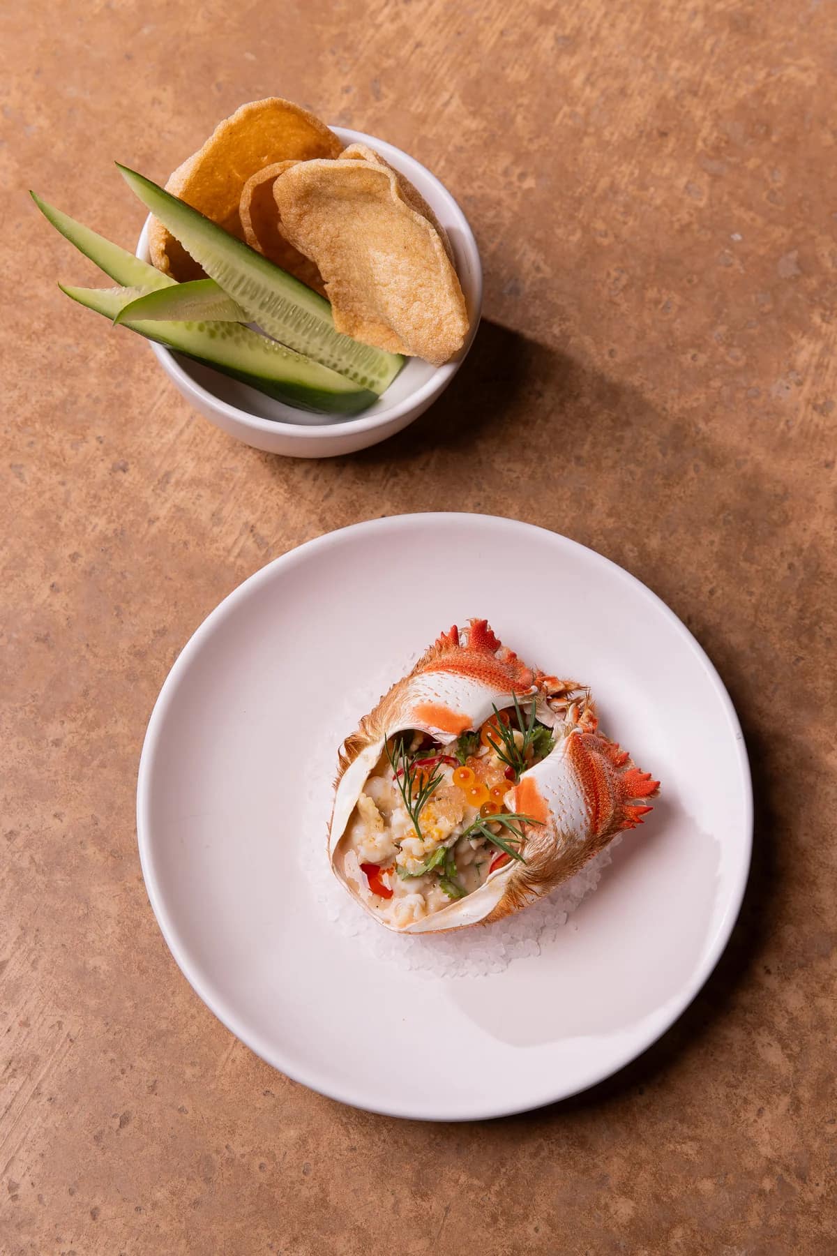 A plated seafood dish served at sAme sAme