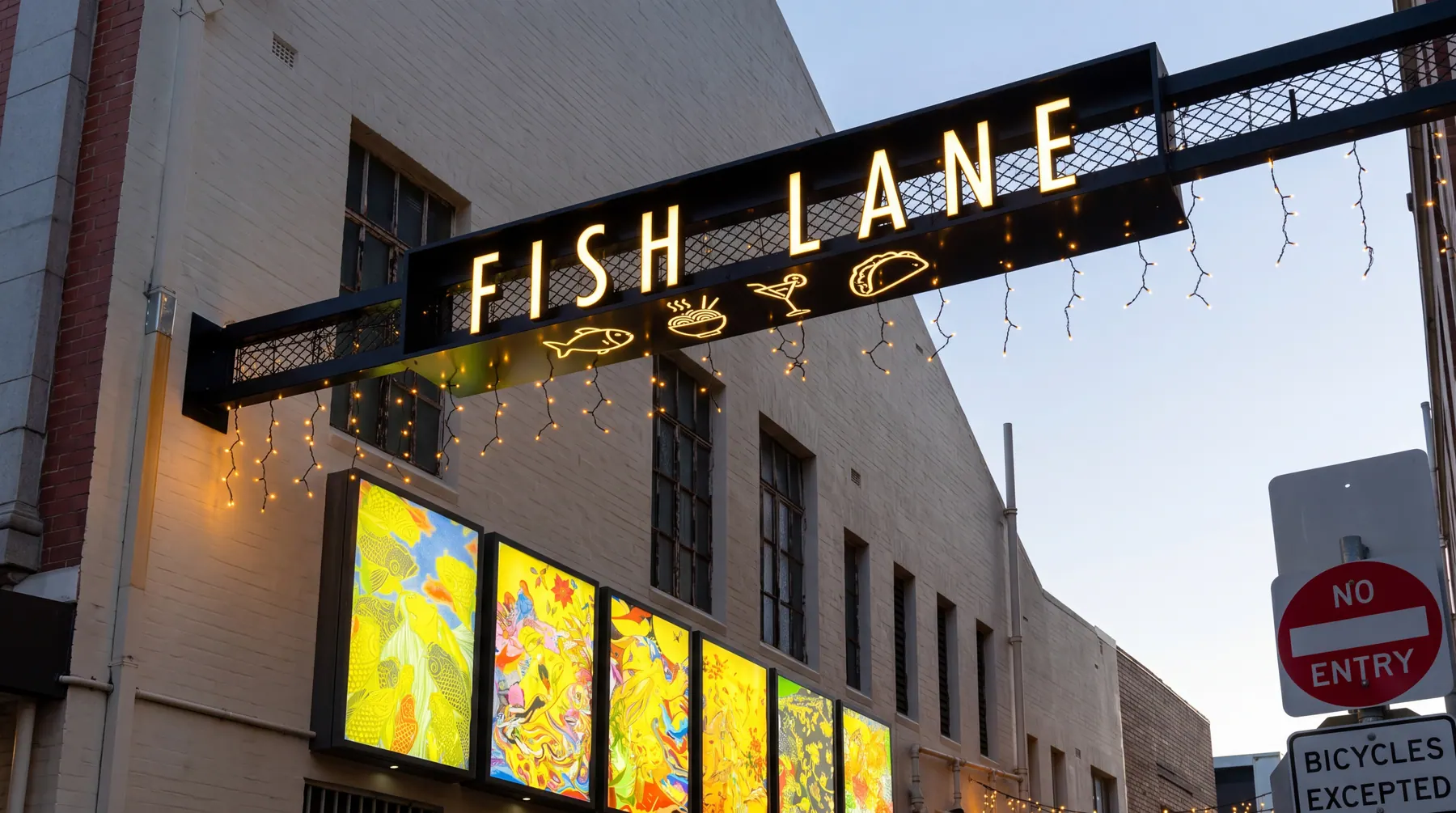 Fish Lane restaurants, Brisbane