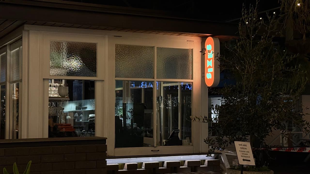 NIIWA modern Japanese restaurant exterior on James Street at night